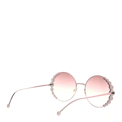 Fendi Crystal Round Sunglasses FF0324/S Rose 3 of 8