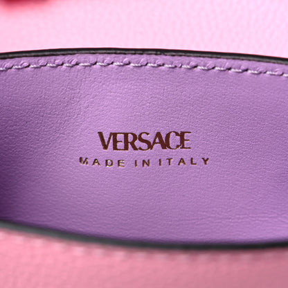 Versace Calfskin La Medusa Chain Crossbody Phone Pouch Pink 6 of 8