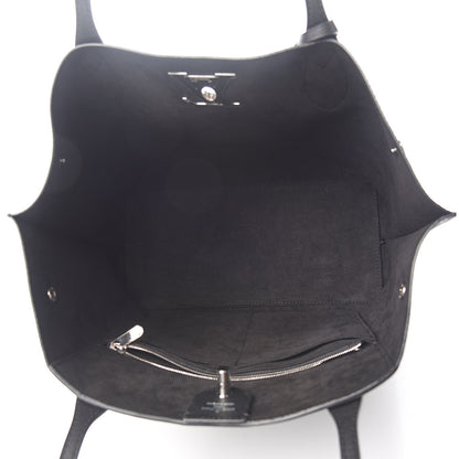 Louis Vuitton Calfskin Lockme Go Tote Black 4 of 8