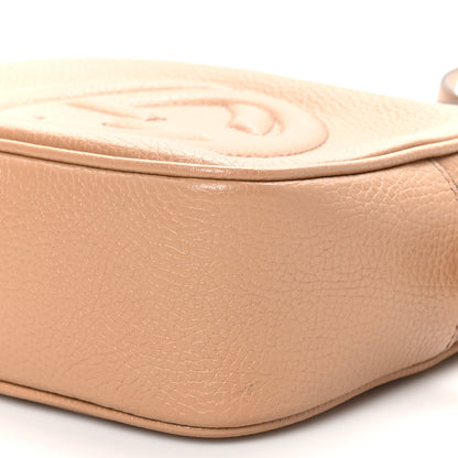 Gucci Pebbled Calfskin Small Soho Disco Bag Camelia 10 of 10