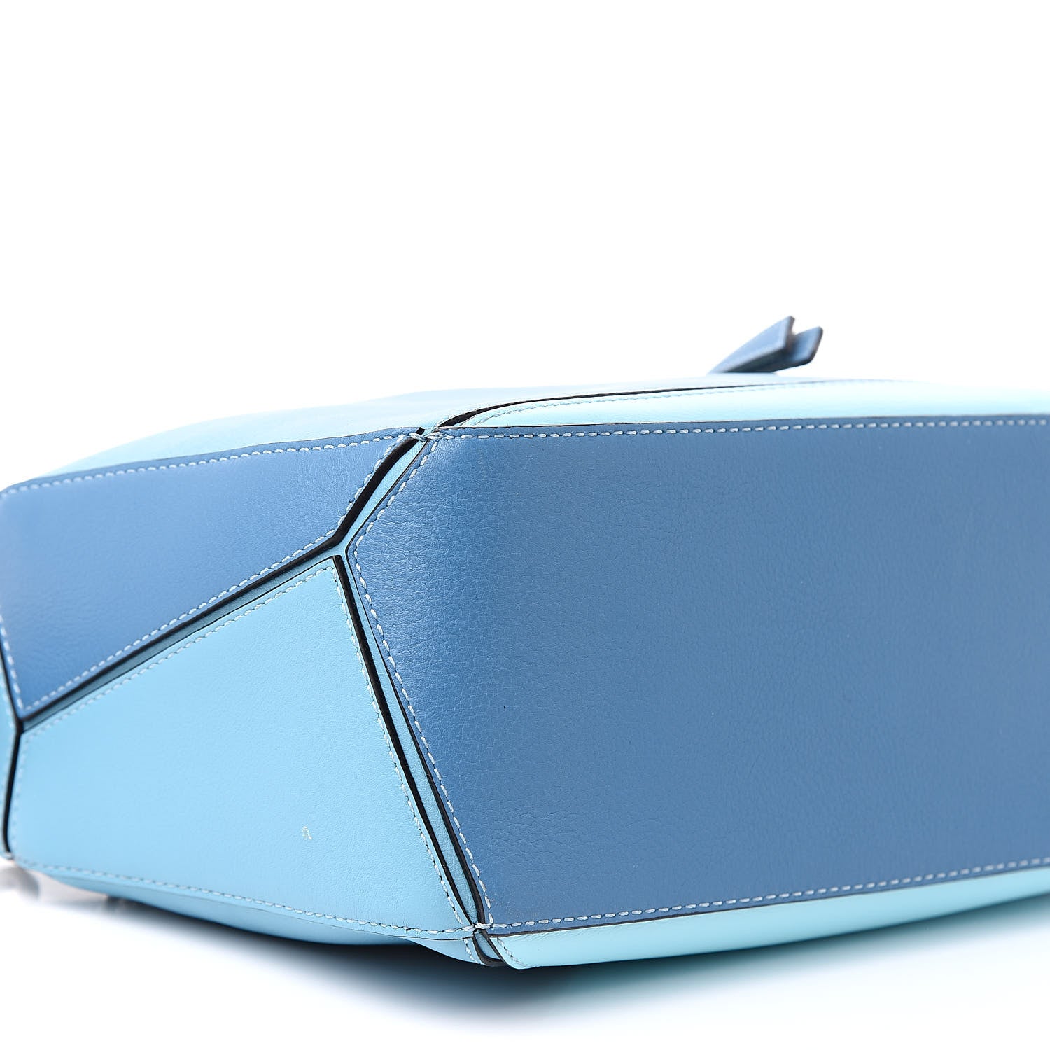 Loewe Calfskin Small Puzzle Bag Light Blue Aqua 7 of 10