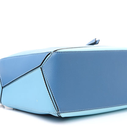 Loewe Calfskin Small Puzzle Bag Light Blue Aqua 7 of 10