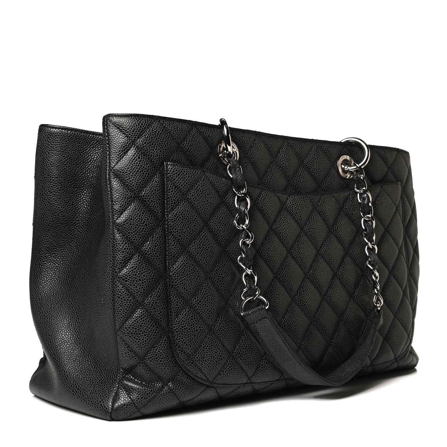 Caviar Quilted XL Grand Shopping Tote GST Black