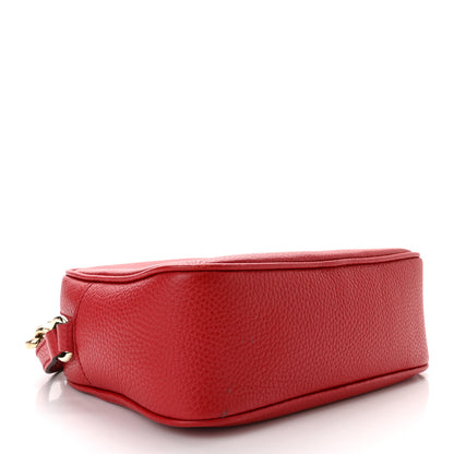 Gucci Pebbled Calfskin Small Soho Disco Bag Tabasco Red 4 of 11