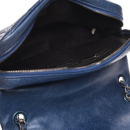Chanel Iridescent Caviar Quilted Small Chic Flap Dark Blue 5 of 7