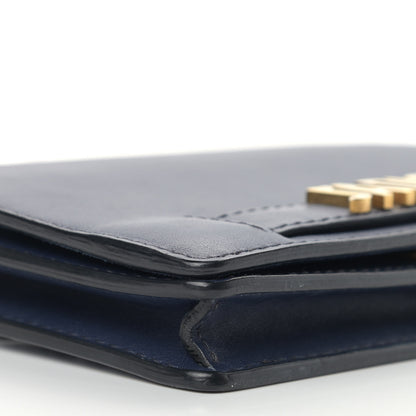 Christian Dior Calfskin J'Adior Wallet on Chain Pouch Navy Blue 9 of 13