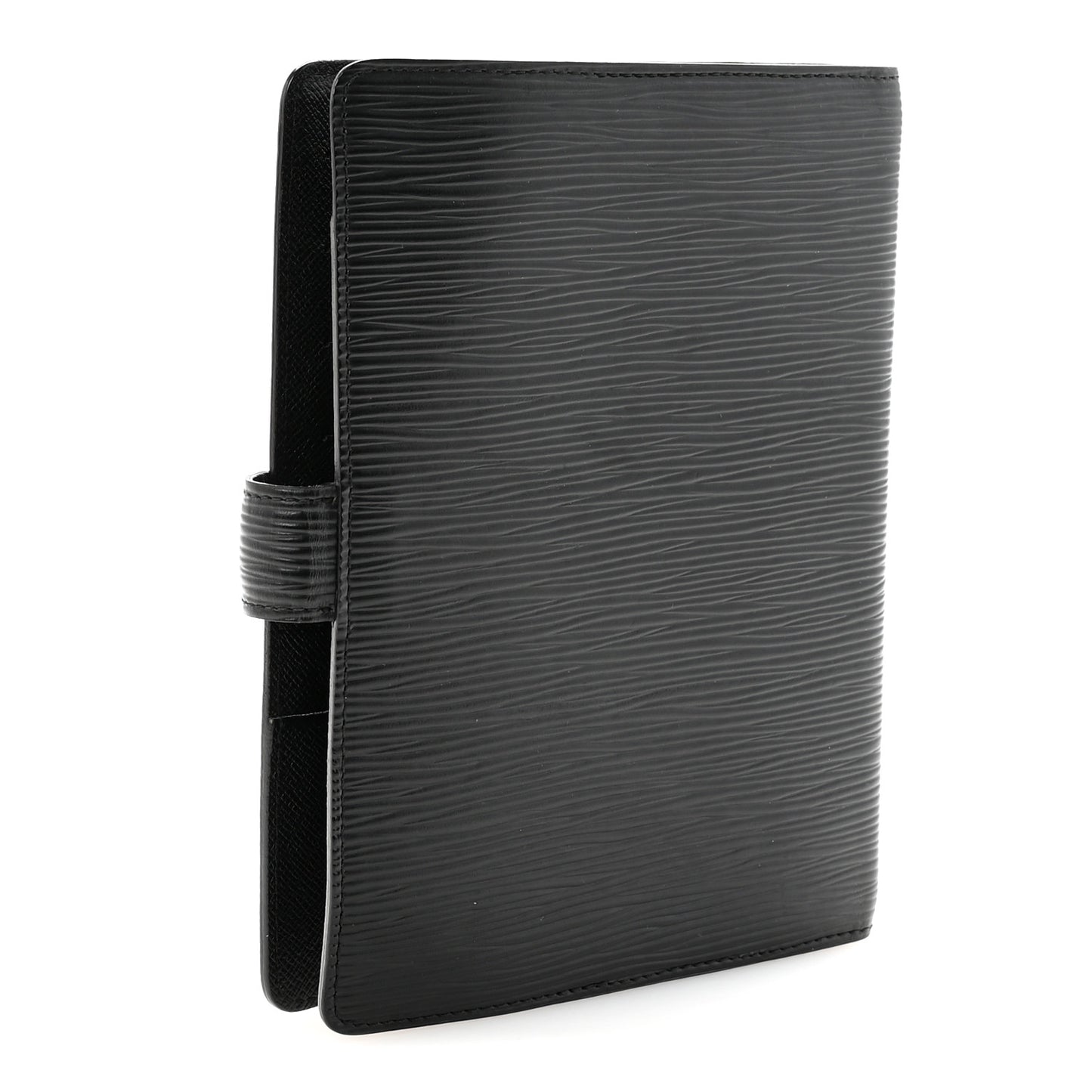 Epi Medium Ring Agenda Cover Black
