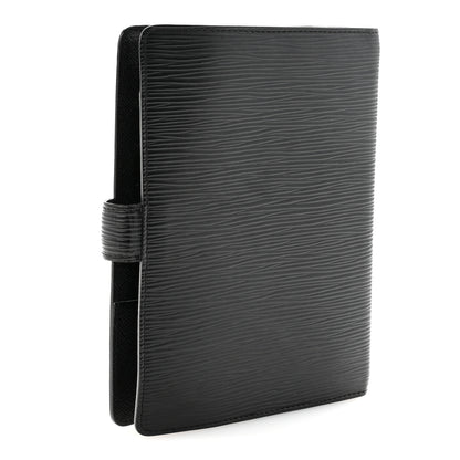 Louis Vuitton Epi Medium Ring Agenda Cover Black 3 of 6