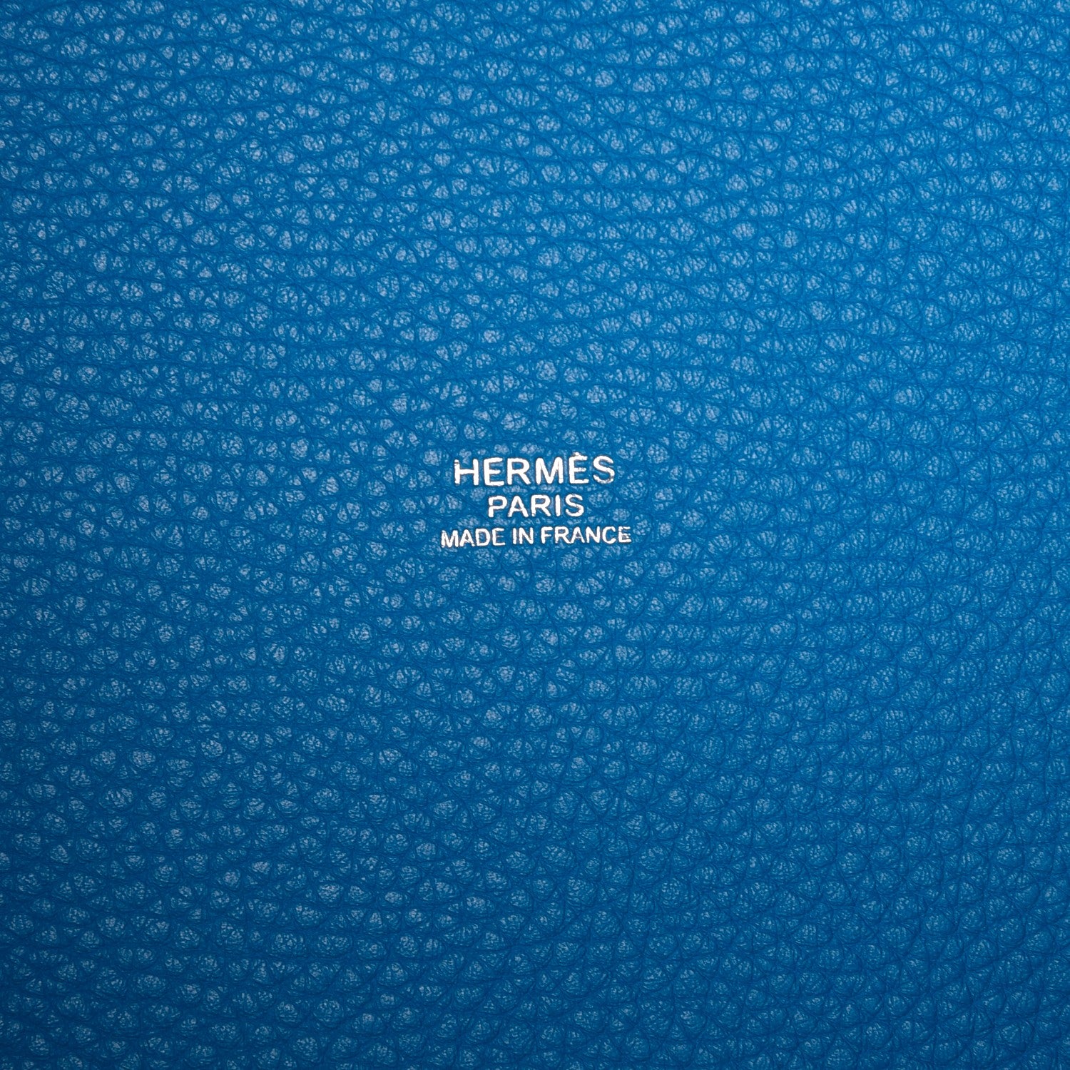 Hermes Taurillon Clemence Picotin Lock 26 GM Bleu Zanzibar 6 of 7