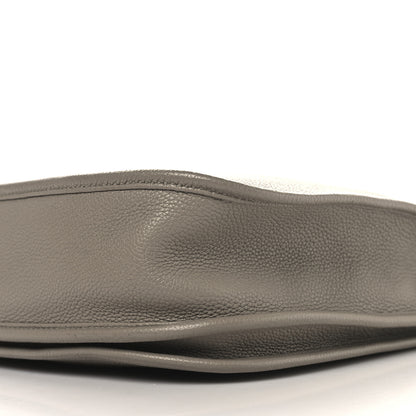Hermes Taurillon Clemence EVELYNE III PM Gris Asphalte 10 of 12
