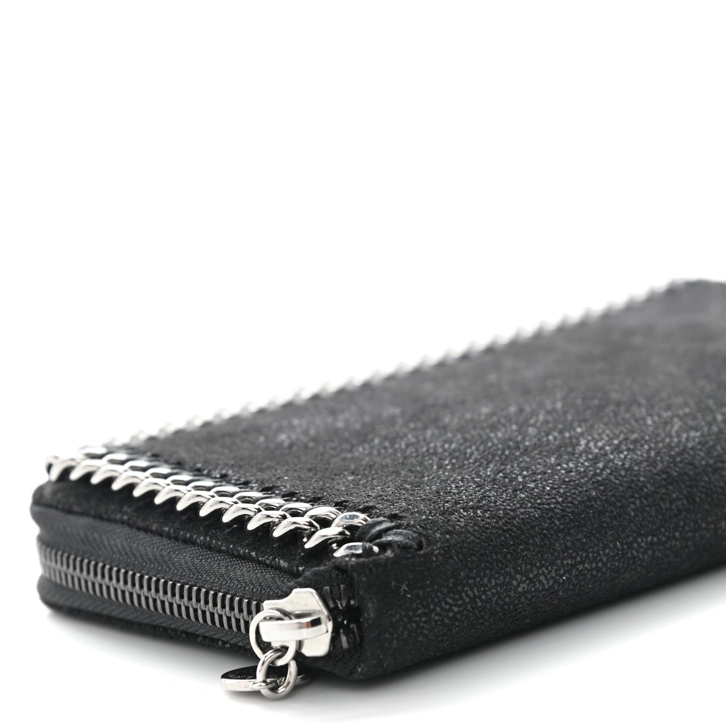 Shaggy Deer Falabella Zip Around Wallet Black