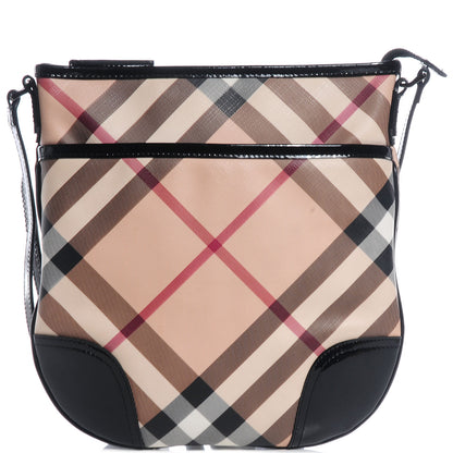 Burberry Supernova Check Small Dryden Crossbody Bag Black 1 of 7