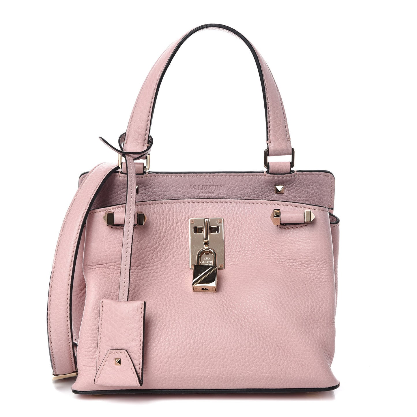 Pebbled Calfskin Small Joylock Satchel Loto