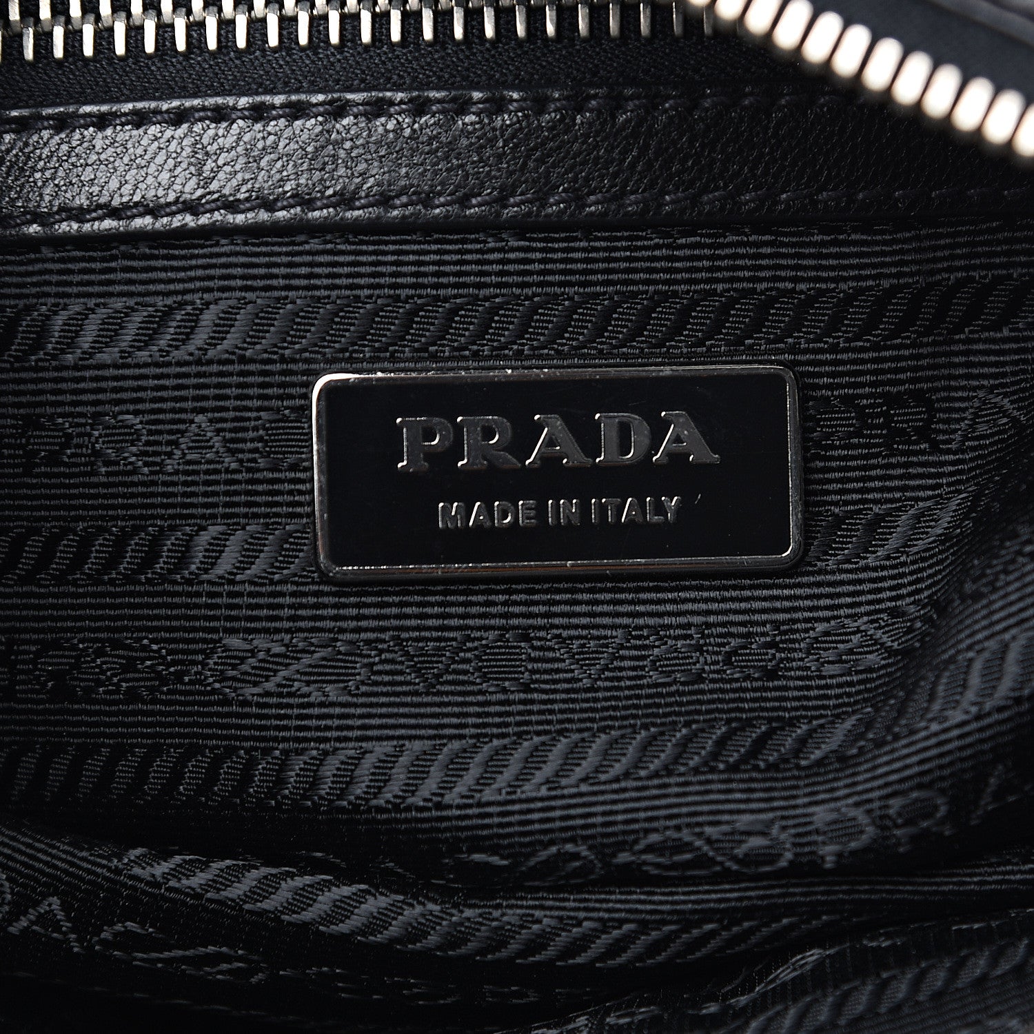 Prada Nappa Gaufre Mini Bag Black 6 of 8