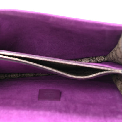 Gucci GG Supreme Monogram Parrot Embroidered Medium Dionysus Shoulder Bag Multicolor 5 of 11