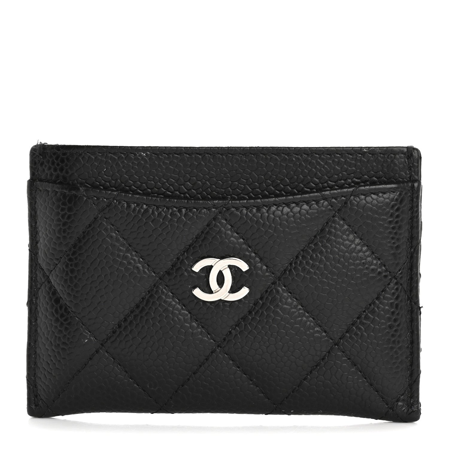 Chanel Caviar Quilted Card Holder Black 1 of 16