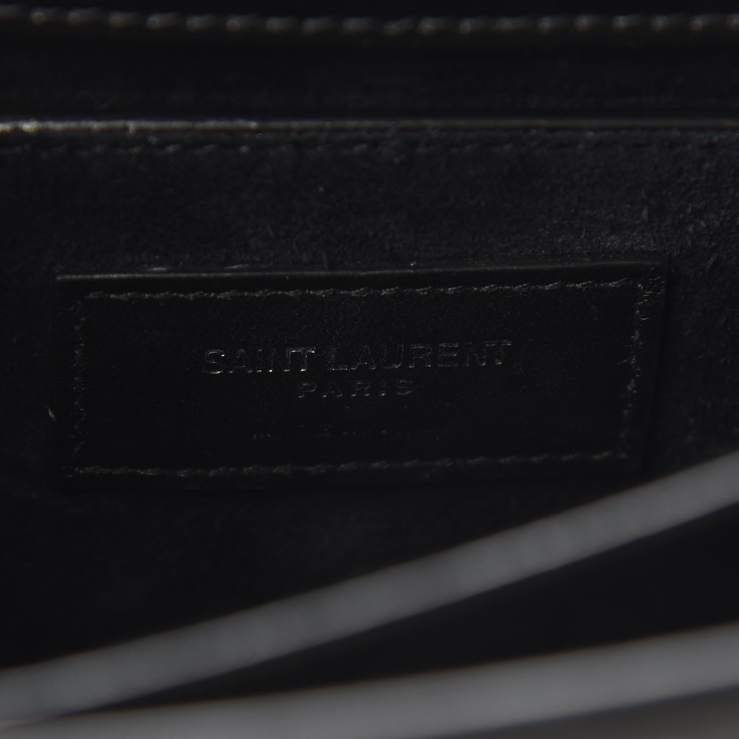 Saint Laurent Calfskin Medium Monogram Sunset Black 6 of 8