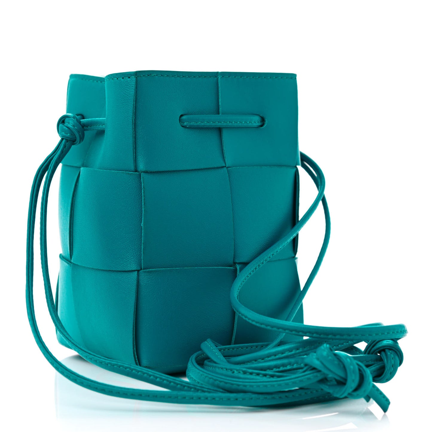 Nappa Maxi Intrecciato Mini Cassette Bucket Bag Blaster
