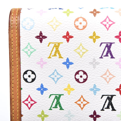 Louis Vuitton Monogram Multicolor Porte Tresor International Wallet White 12 of 13