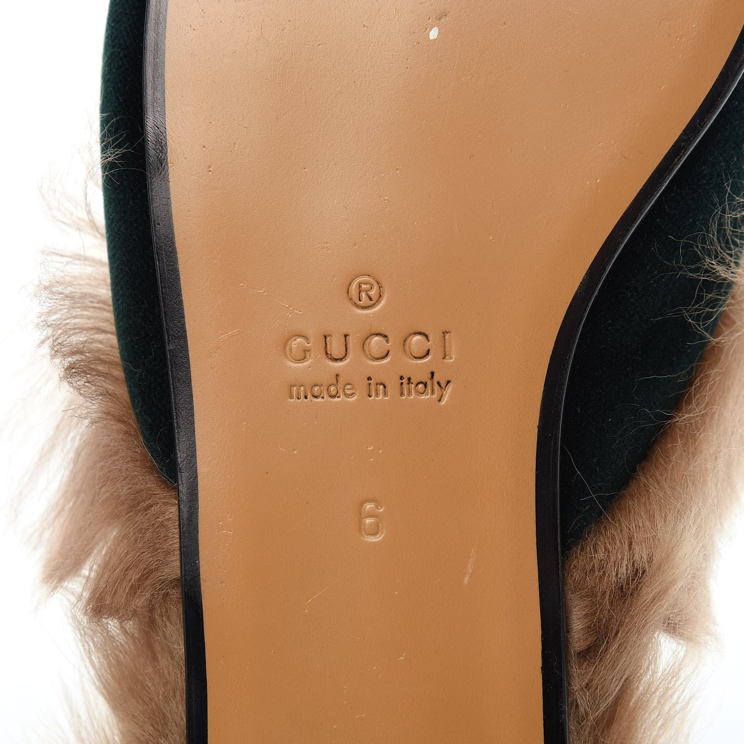 Gucci Velvet Fur Dragon Embroidered Mens Princetown Slippers 6 Zaffre Dark Zaffre 7 of 9