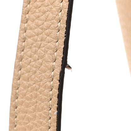 Celine Drummed Calfskin Nano Luggage Dune 14 of 17