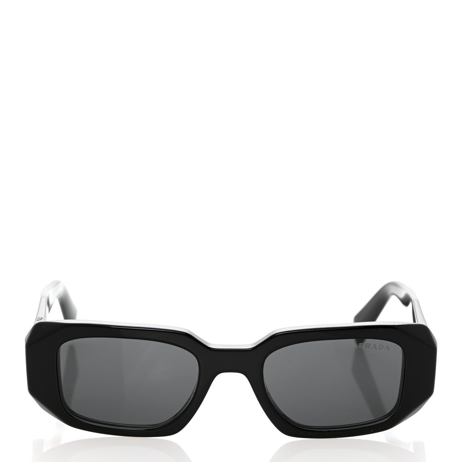 Prada Acetate Symbole Sunglasses SPR 17W Black 2 of 7