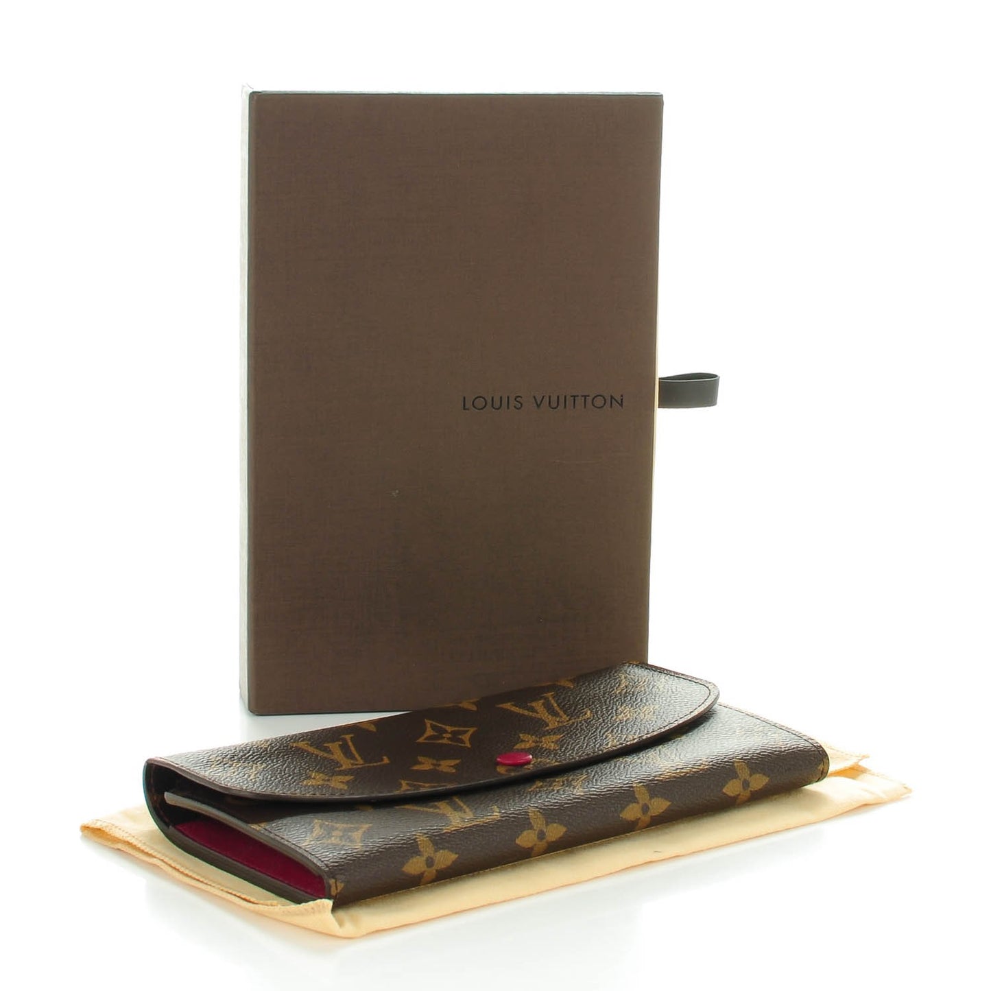 Monogram Emilie Wallet Fuchsia