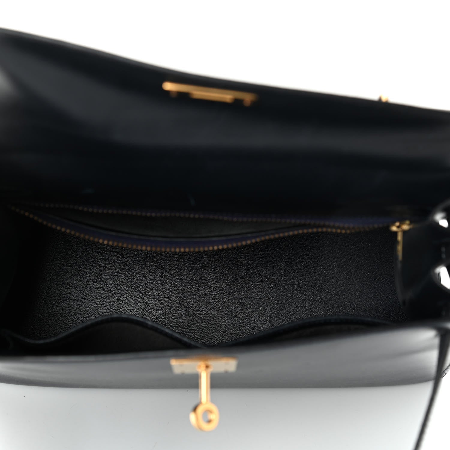 Hermes Box Kelly Sellier 28 Bleu Marine 4 of 9