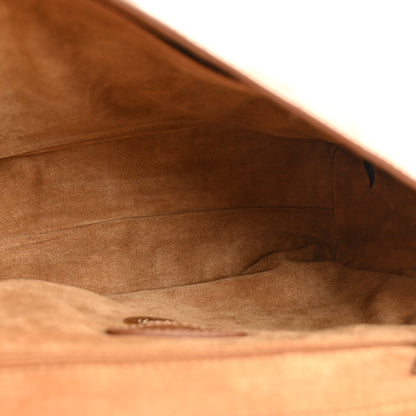 Mulberry Nappa Crocodile Embossed Medium Lily Flap Camel 5 of 15