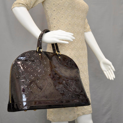 Louis Vuitton Vernis Alma GM Amarante 2 of 9