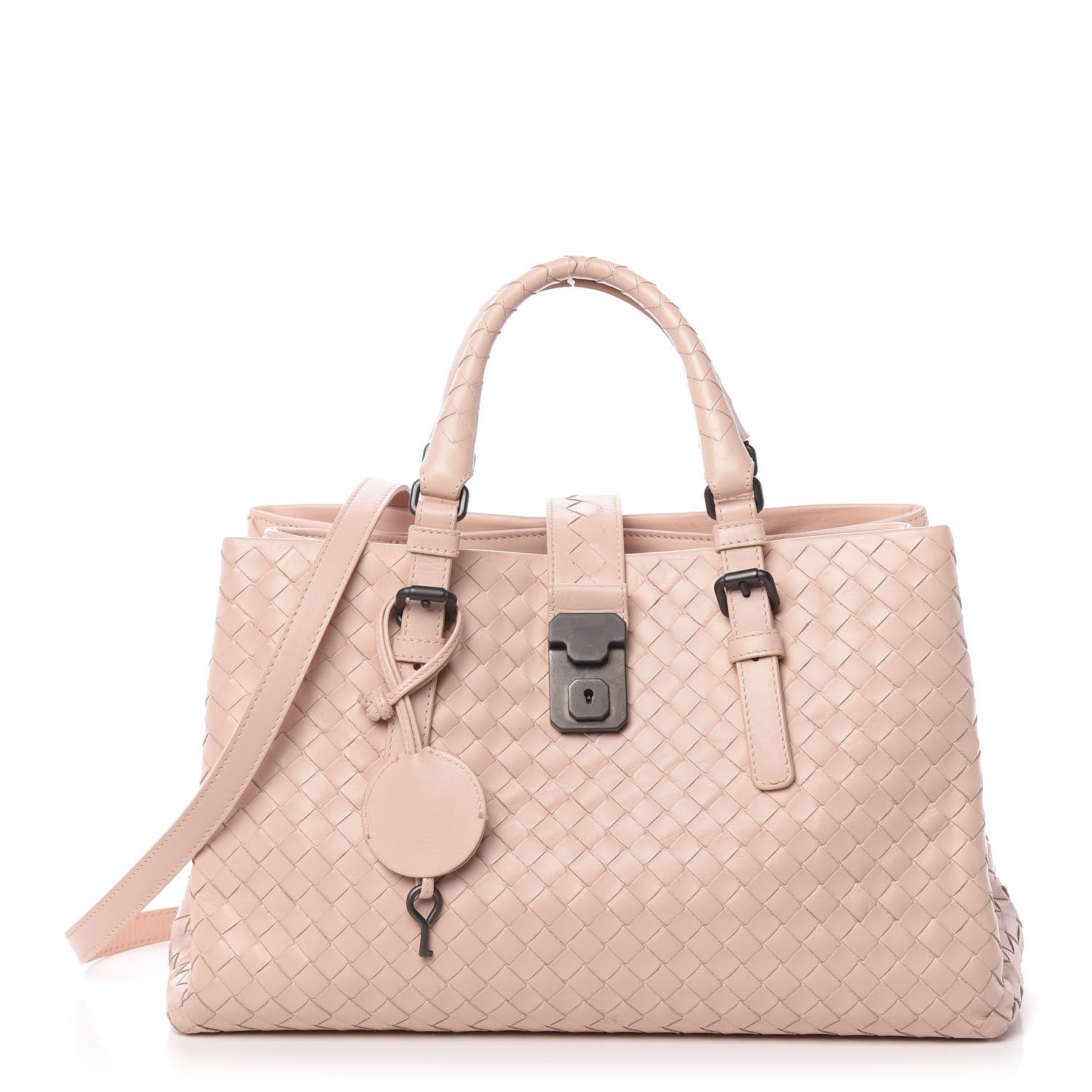 Bottega Veneta Light Calf Intrecciato Small Roma Flamingo 1 of 11