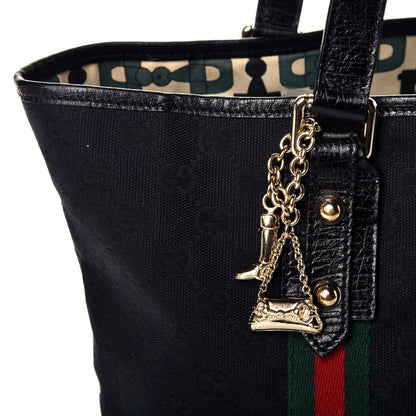 Gucci Monogram Medium Jolicoeur Tote Black 17 of 17
