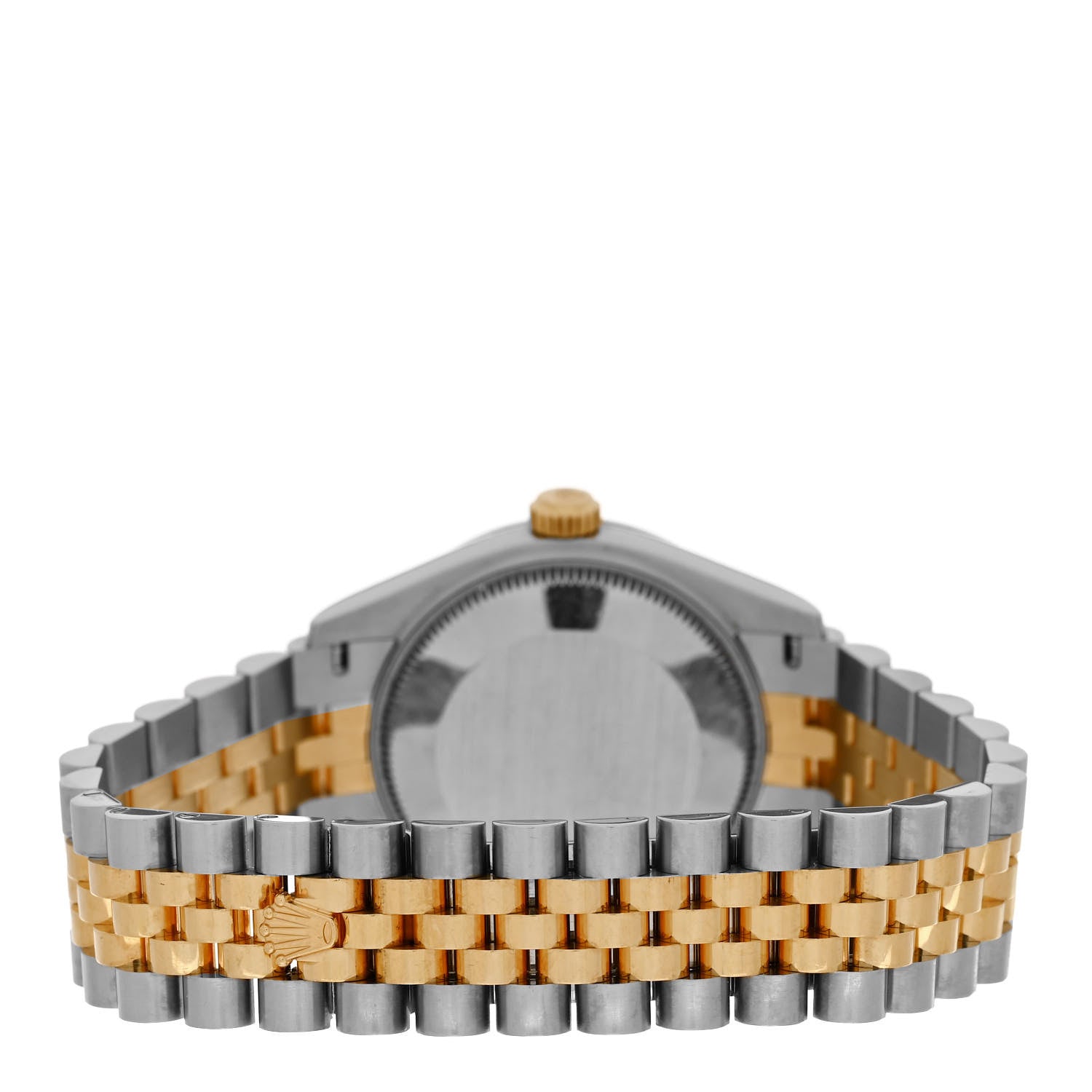 Rolex Stainless Steel 18K Yellow Gold Diamond 31mm Oyster Perpetual Datejust Watch Aubergine Roman 278243 3 of 5