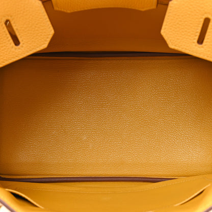 Hermes Togo BIRKIN 30 Jaune Ambre 5 of 19
