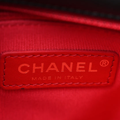 Chanel Calfskin Quilted Small Enchained Flap Black 6 of 14