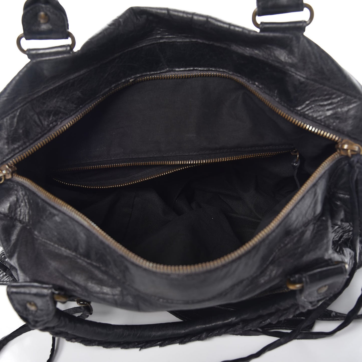 Chevre Classic Hardware Twiggy Black