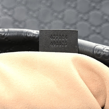 Gucci Guccissima Signature Large Linea A Hobo Black 7 of 10