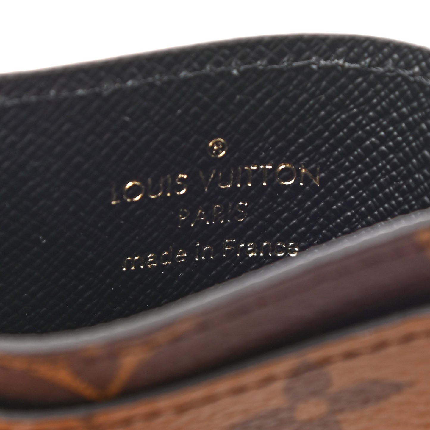 Reverse Monogram Card Holder