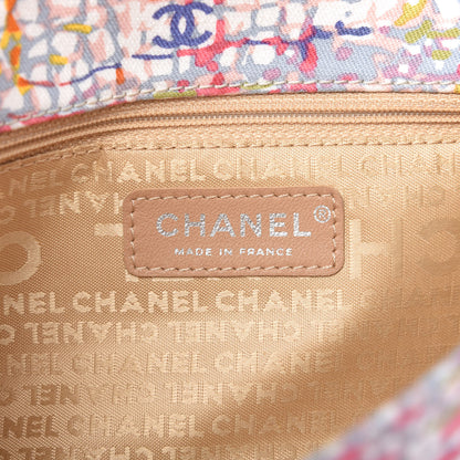 Chanel Canvas Watercolor Tweed Print Clover Small Flap Multicolor 8 of 11