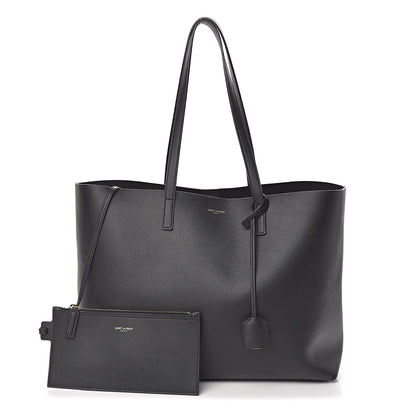 Saint Laurent Calfskin Large Shopping Tote Black 1 of 10