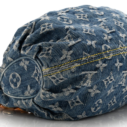 Louis Vuitton Monogram Denim Pleaty Blue 9 of 10