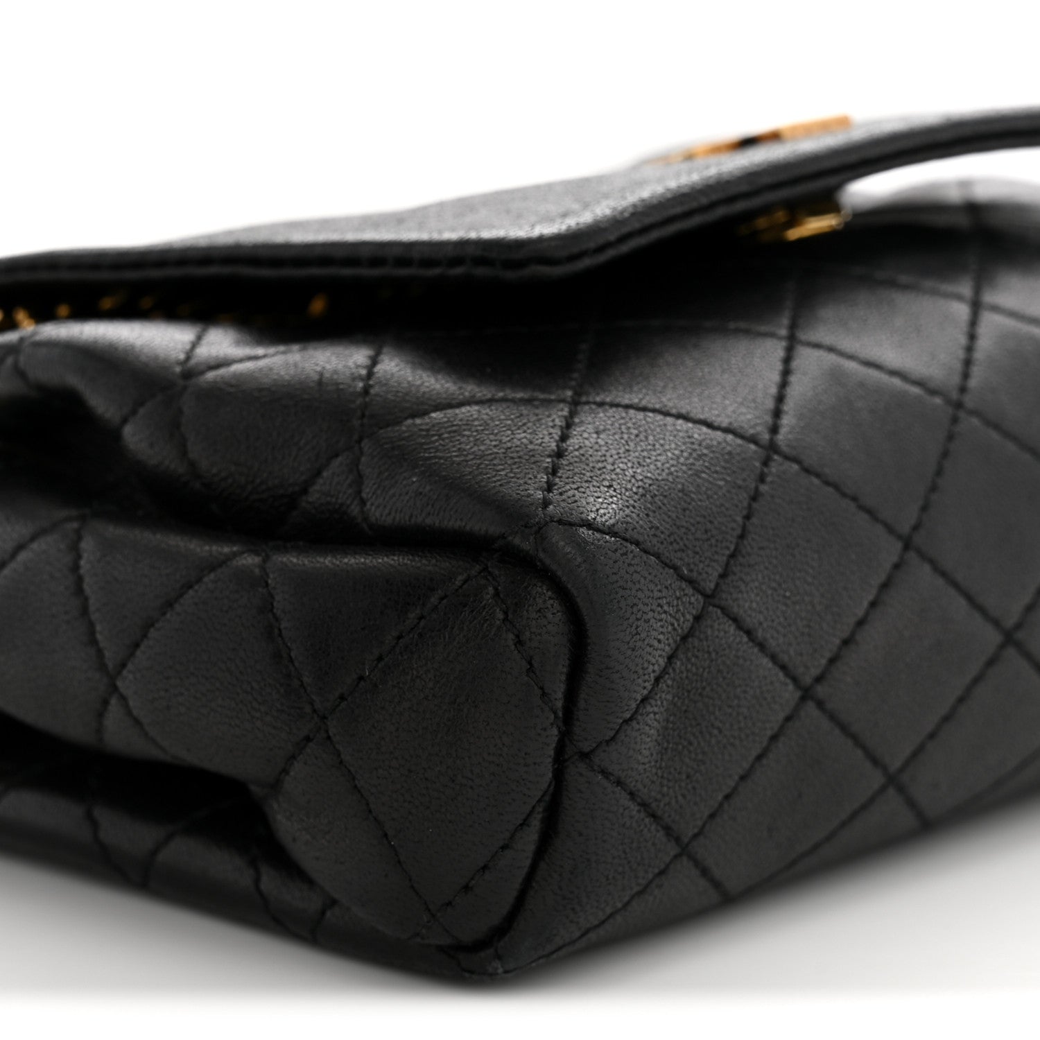 Saint Laurent Lambskin Quilted Monogram Mini Nolita Black 9 of 10