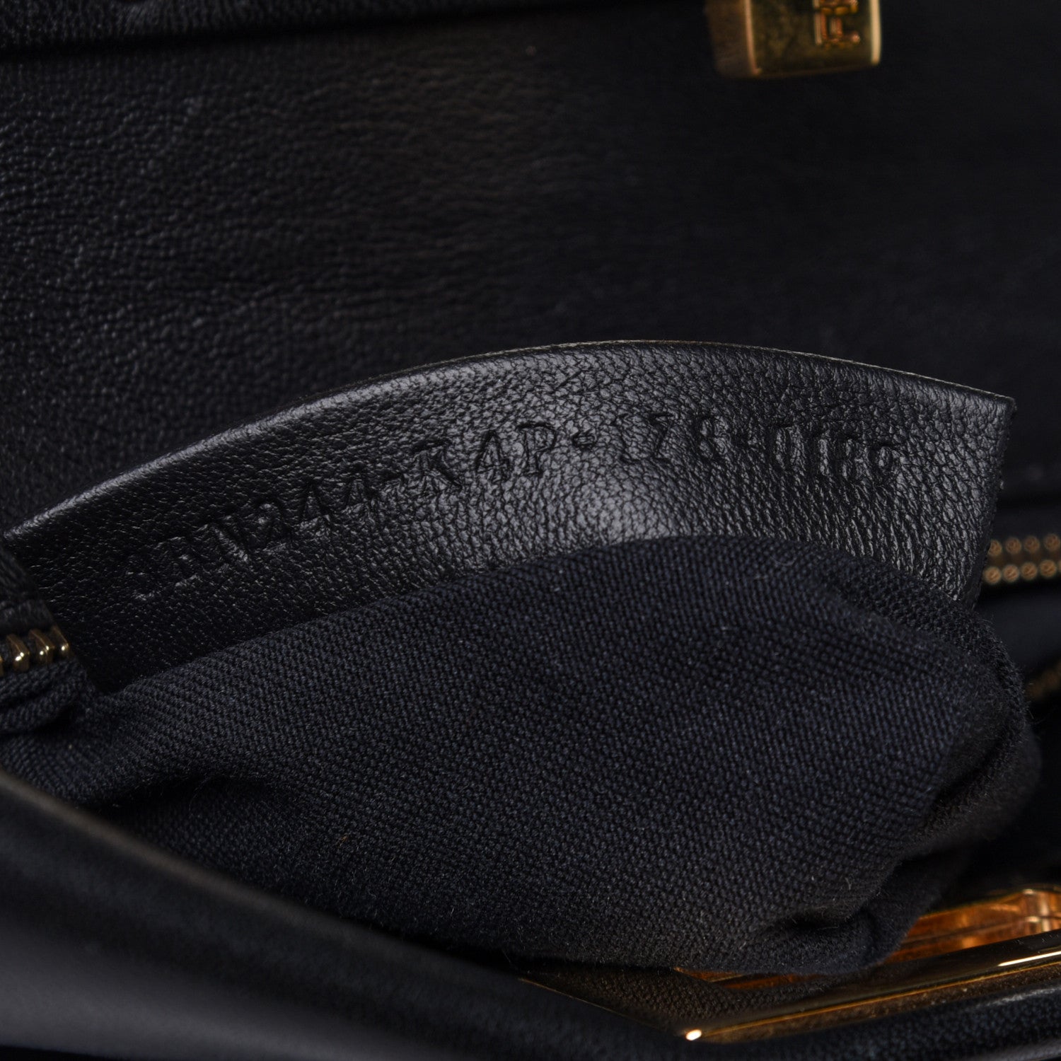 Fendi Nappa Mini Peekaboo Iconic Satchel Black 7 of 10