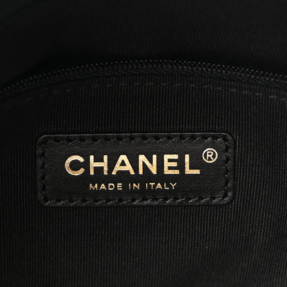 Chanel Calfskin Quilted Small Coco Base Shopping Bag Black 6 of 11