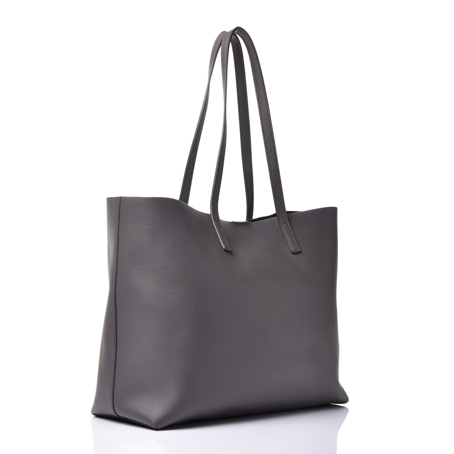 Calfskin Large Shopping Tote Fog