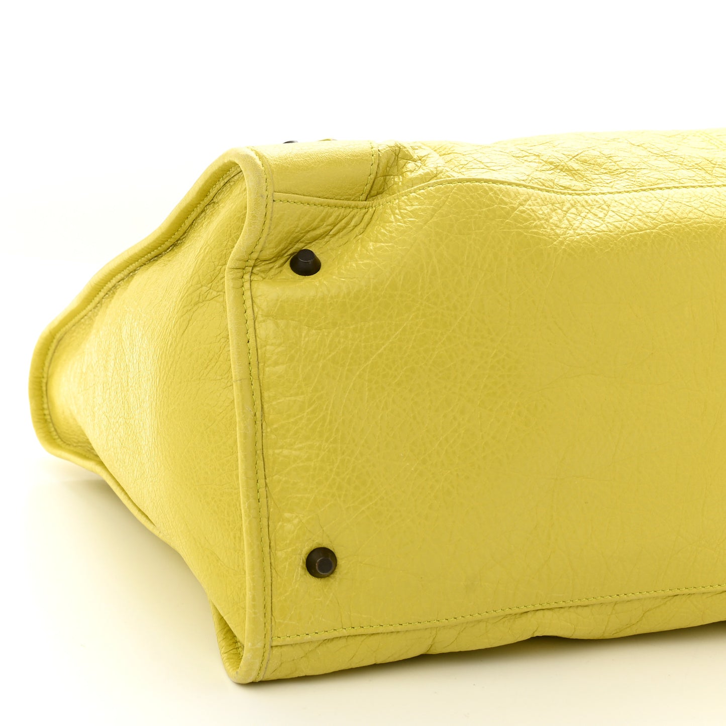 Agneau Classic Hardware Work Jaune Poussin