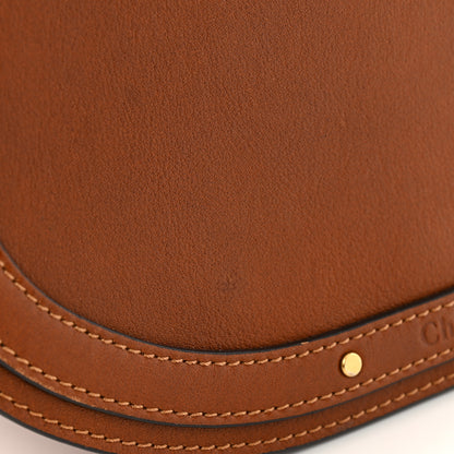 Chloe Calfskin Suede Medium Nile Bracelet Bag Caramel 11 of 15
