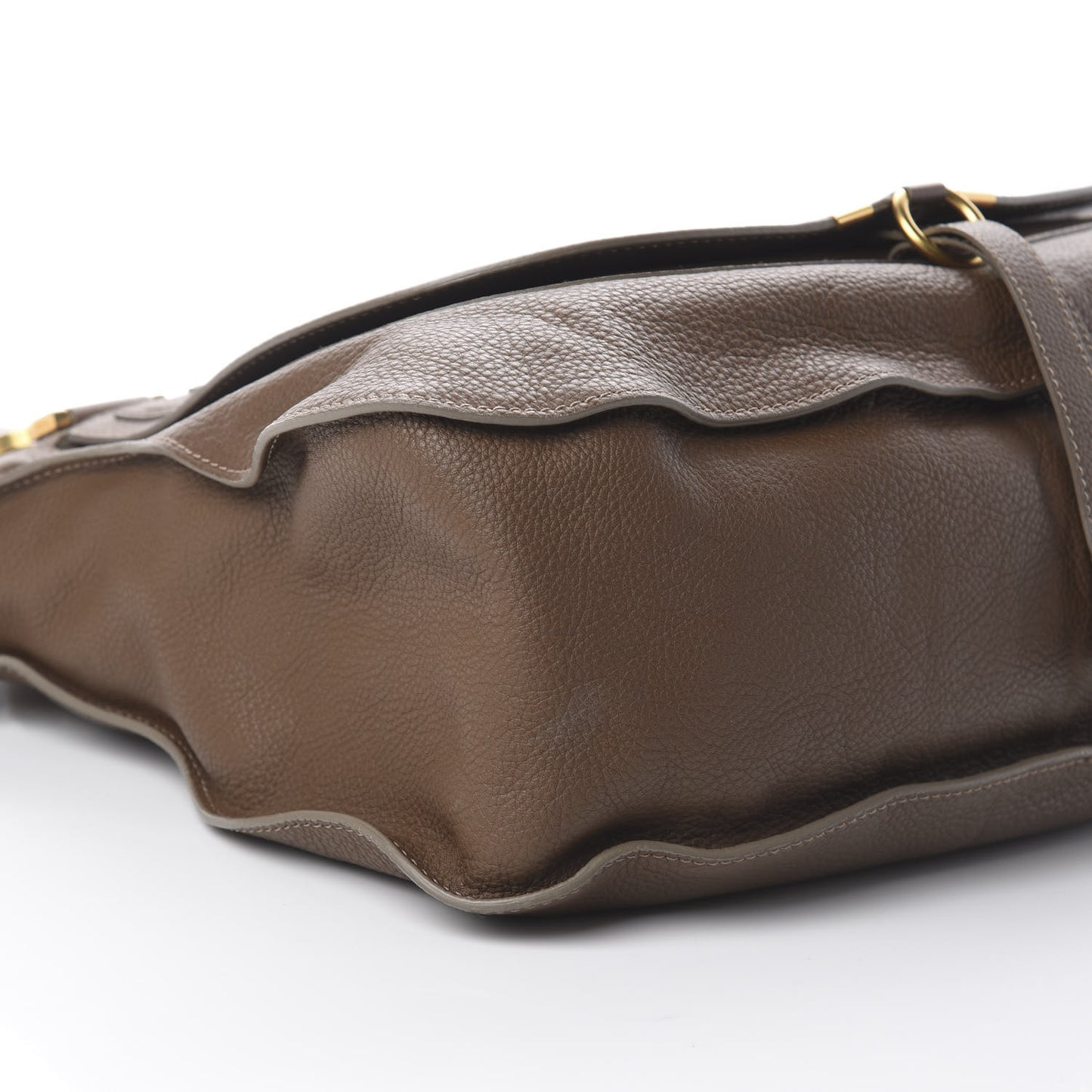 Calfskin Large Marcie Satchel Oak