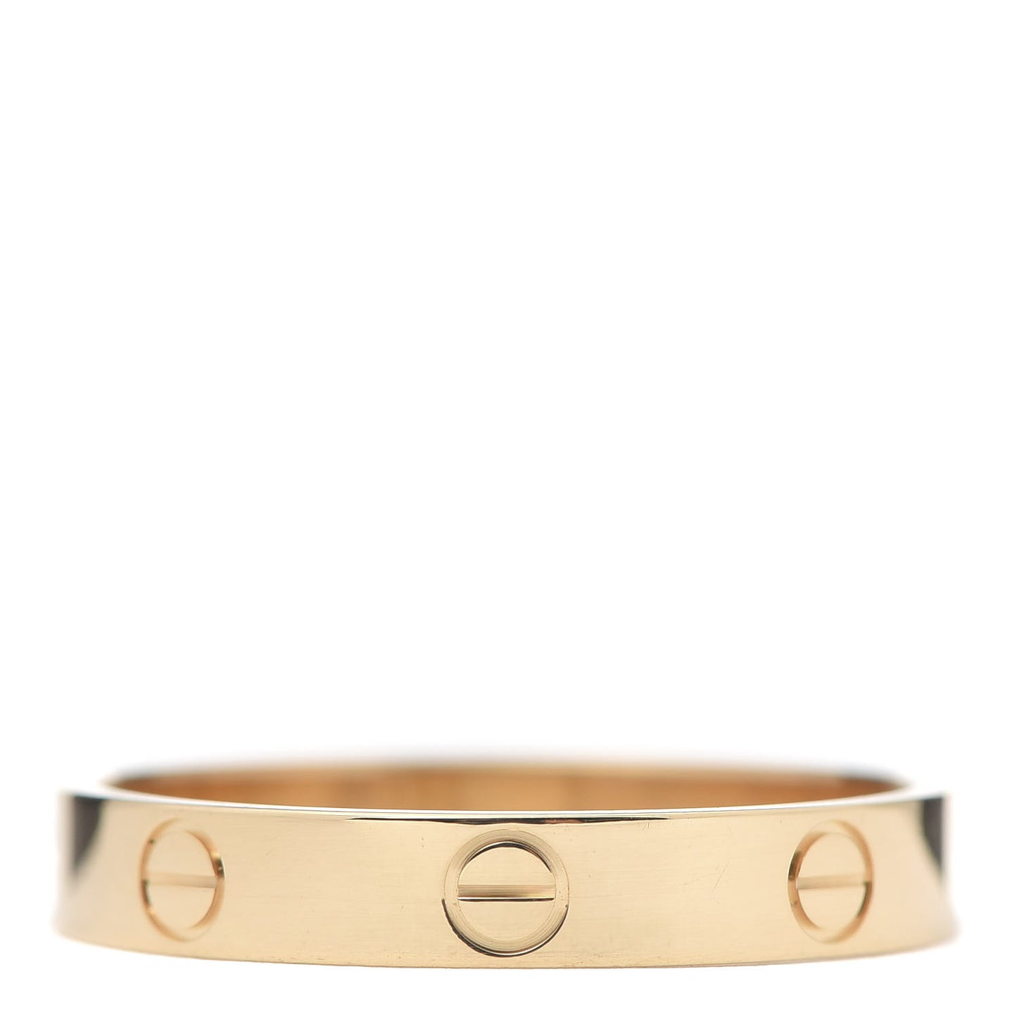18K Yellow Gold 3.5mm LOVE Wedding Band Ring 61 9.5