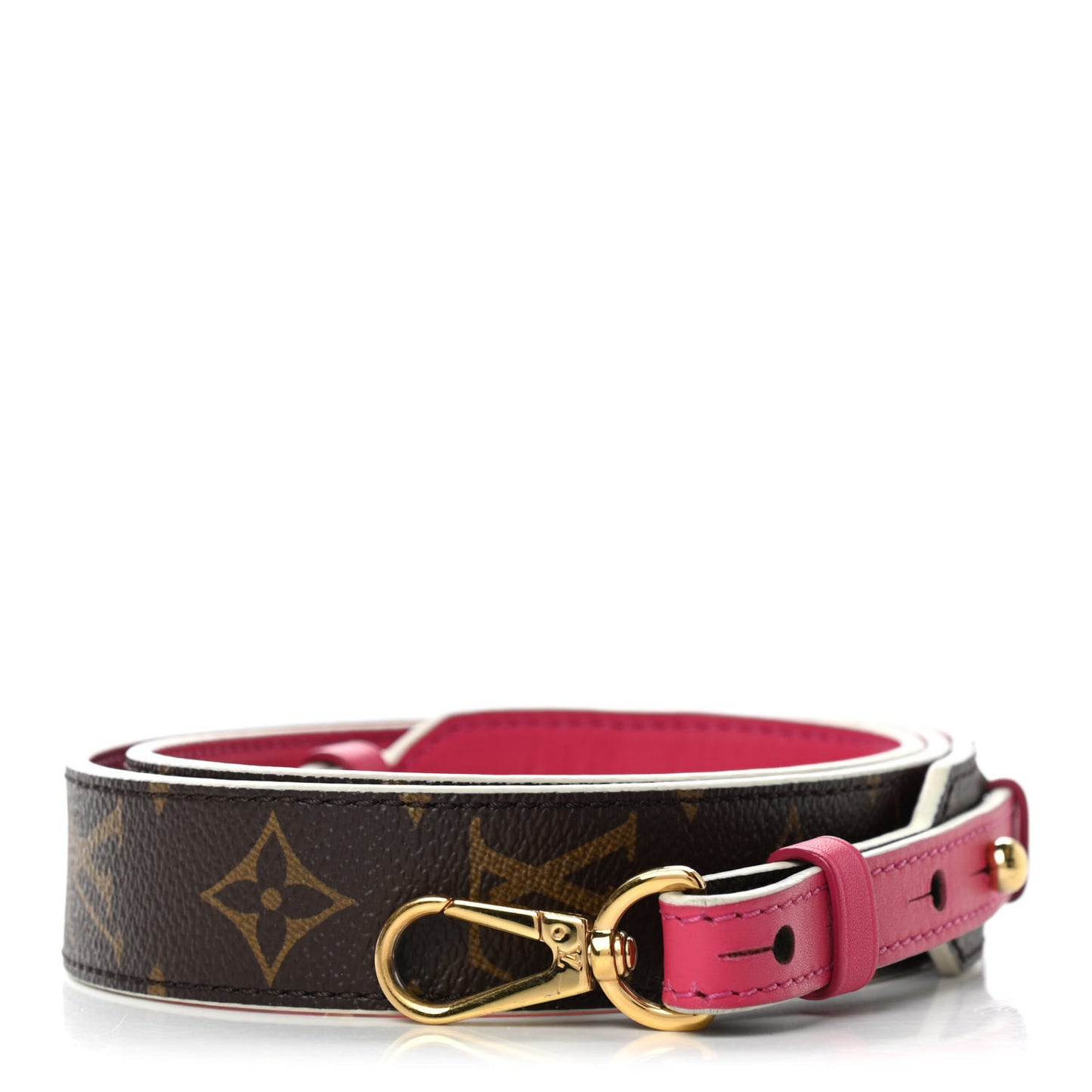 Monogram Bandouliere Shoulder Strap XL Hot Pink
